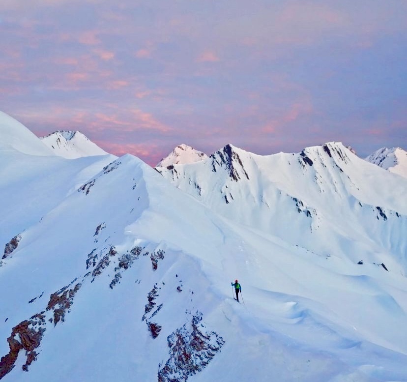 Benjamin Vedrines in his two-day-spedd marathon in the Alps.