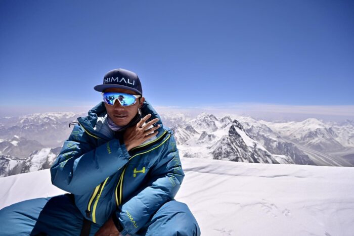 Mingma G Mingma on K2.