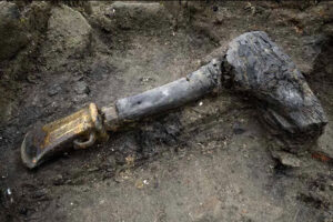 a burned artifact