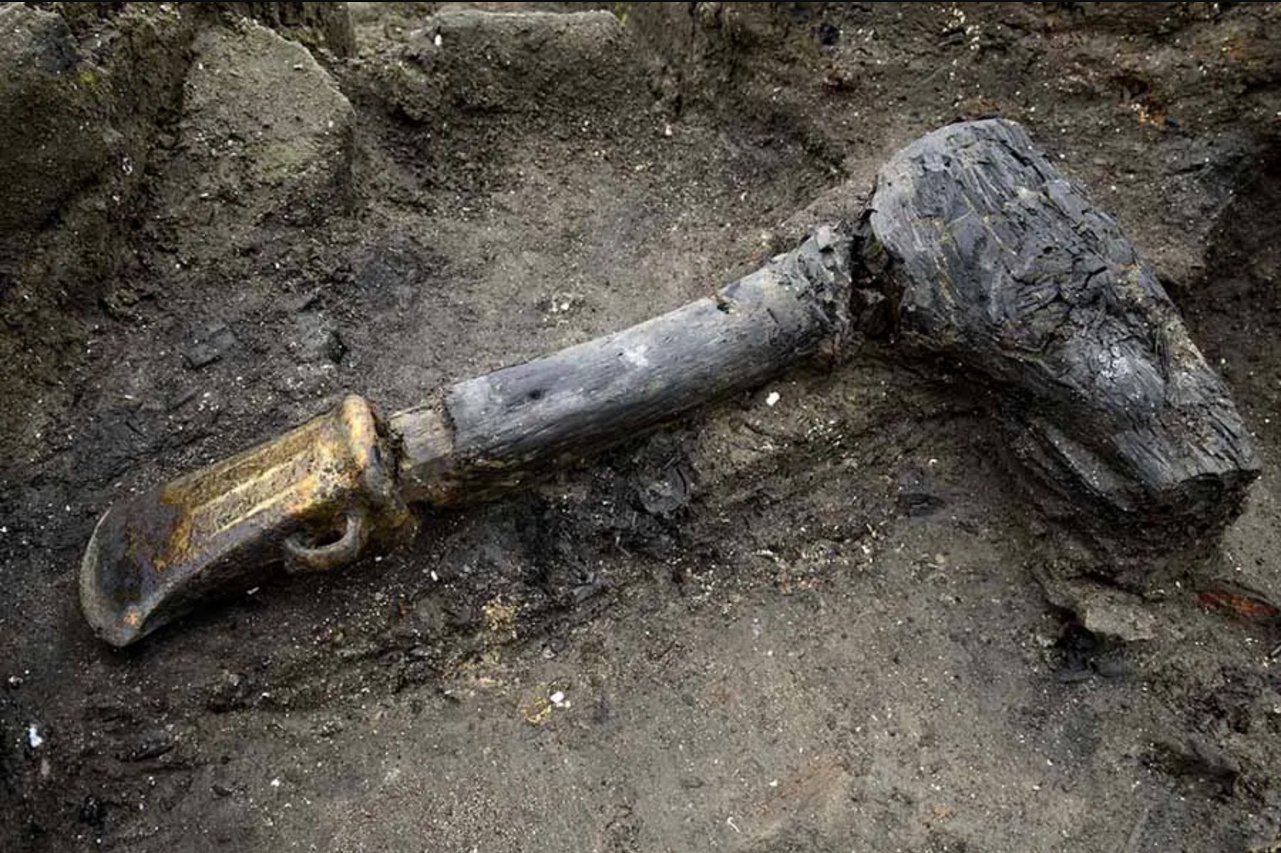 a burned artifact