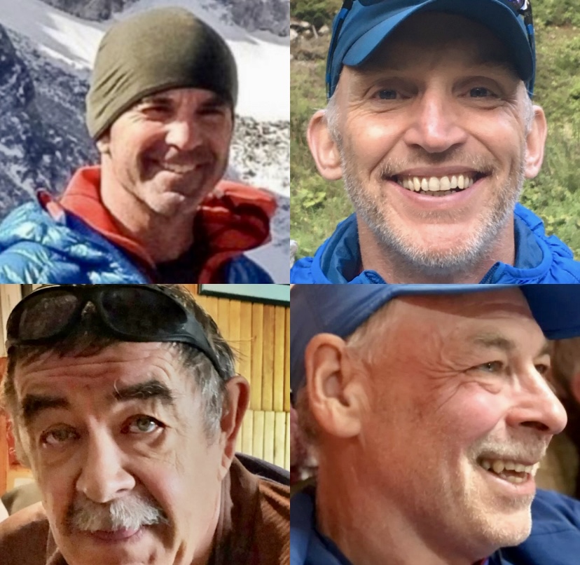 The four main members, Dave Wade, Stephen Taylor, Vladimir Komissarov, Jeremy Windsor.