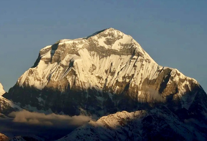The south face of Dhaulagiri I.