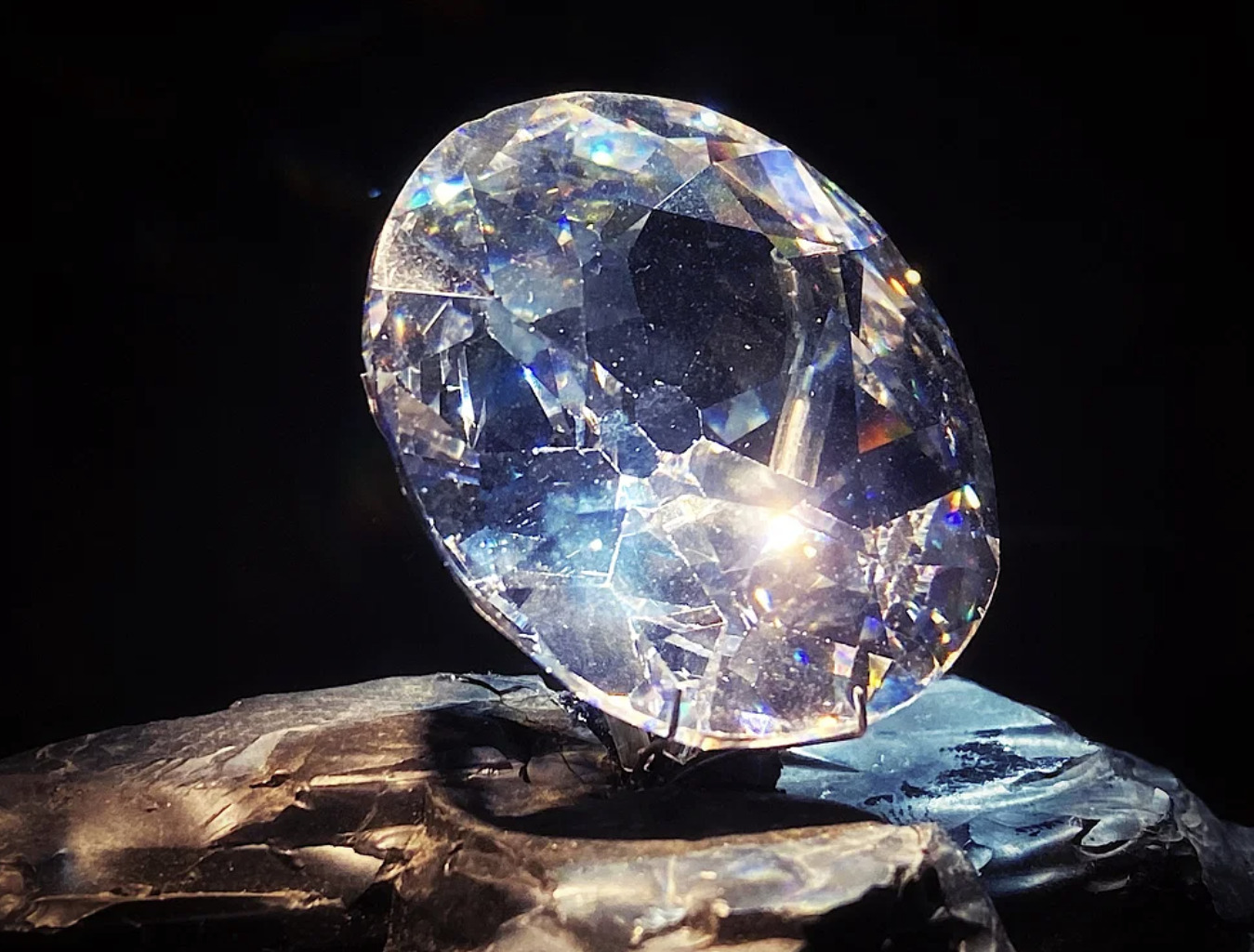 an enormous diamond