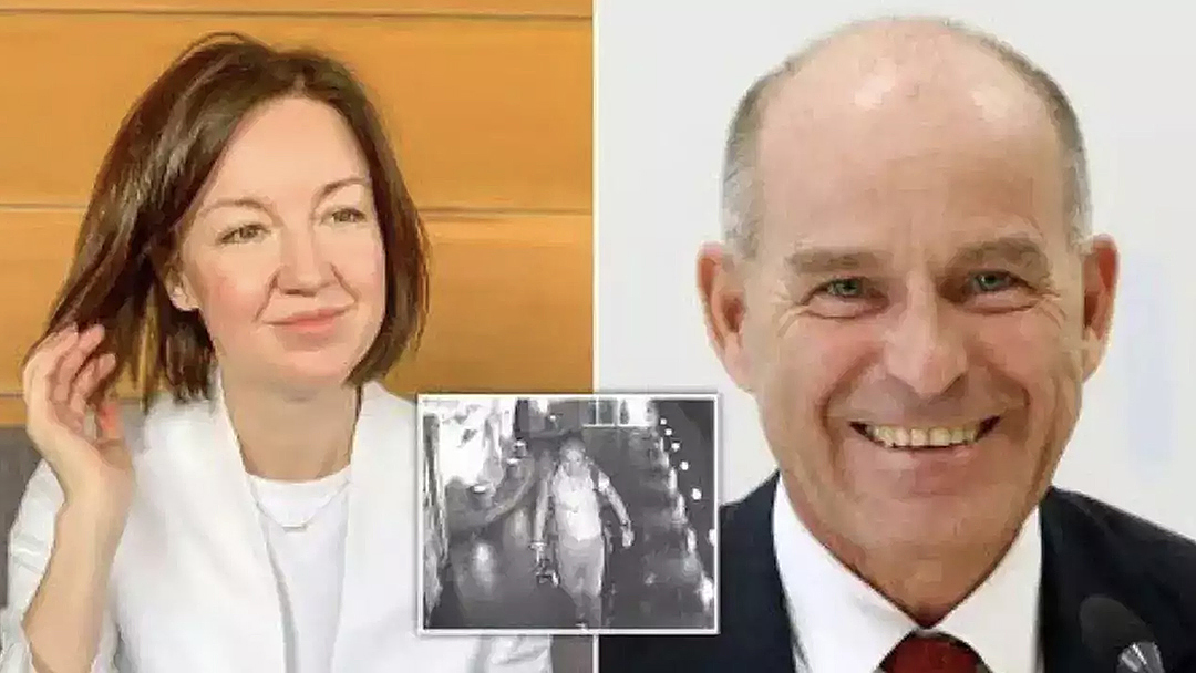 head shots of the billionaire and his mystery girlfriend