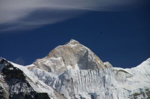 Makalu on a sunny day