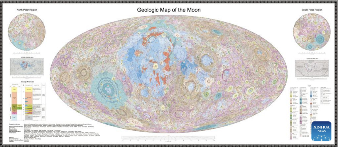 colorful geologic map
