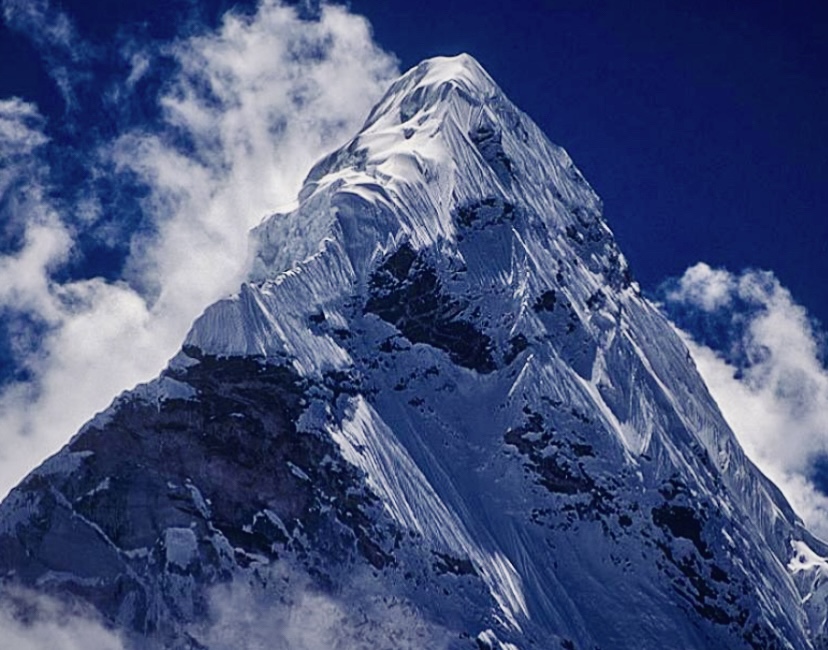 Ama Dablam's upper section.