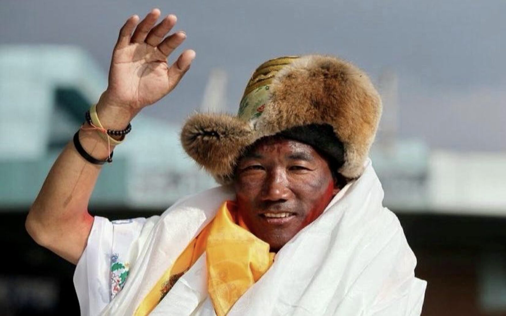 Kami Rita in ceremonial garb