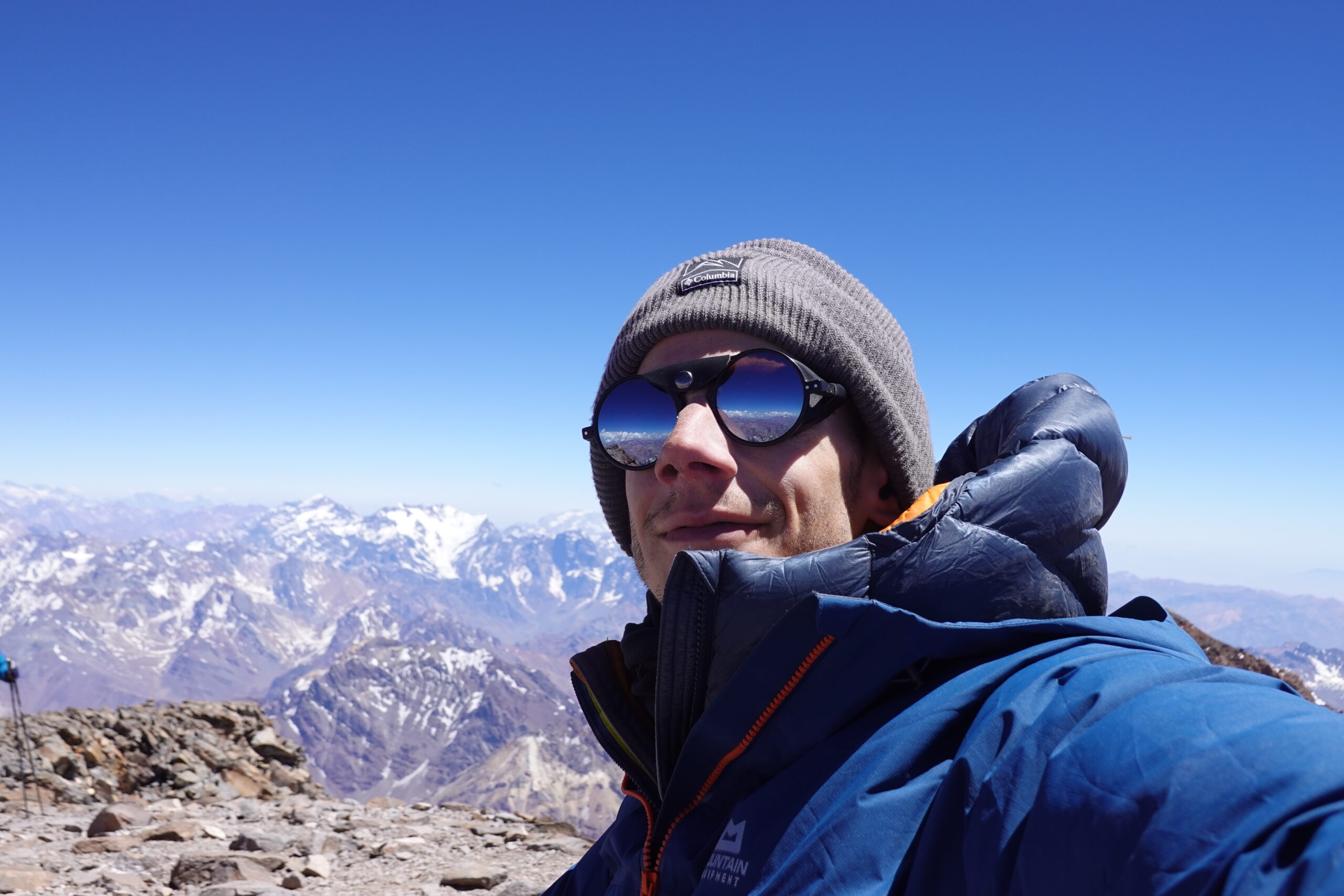 Mircea on the summit of Aconcagua.