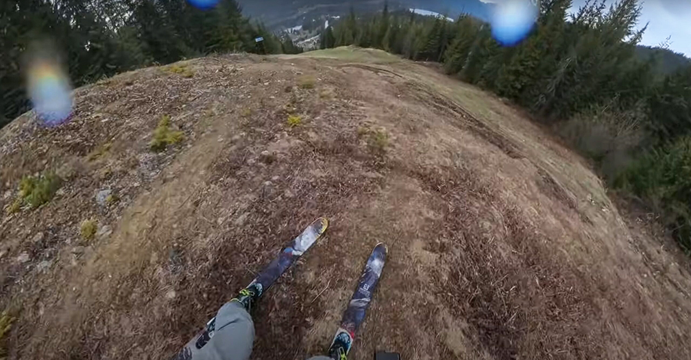 skiing dirt