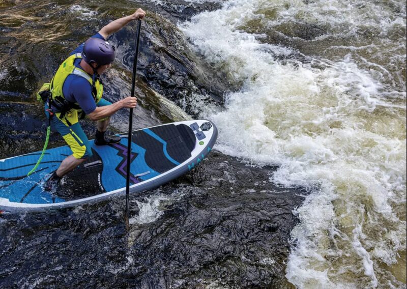 Jim Miller on a SUP.