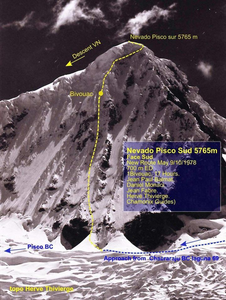 old route up Pisco