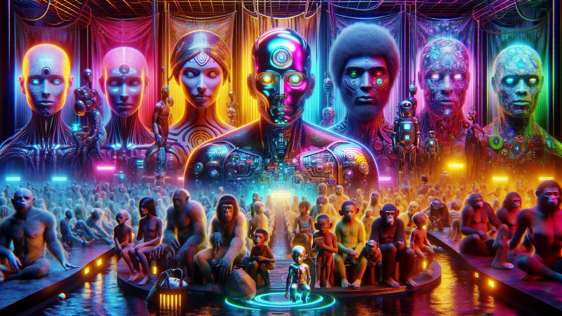 AI image of aliens