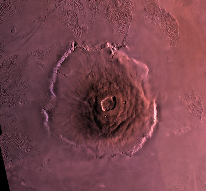 Olympus Mons volcano