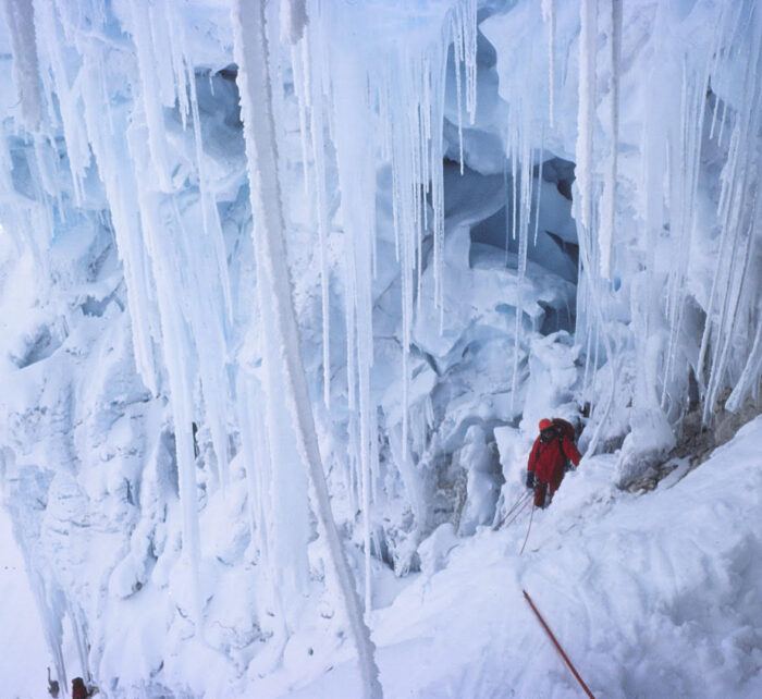 Seracs on Pisco in 1978.