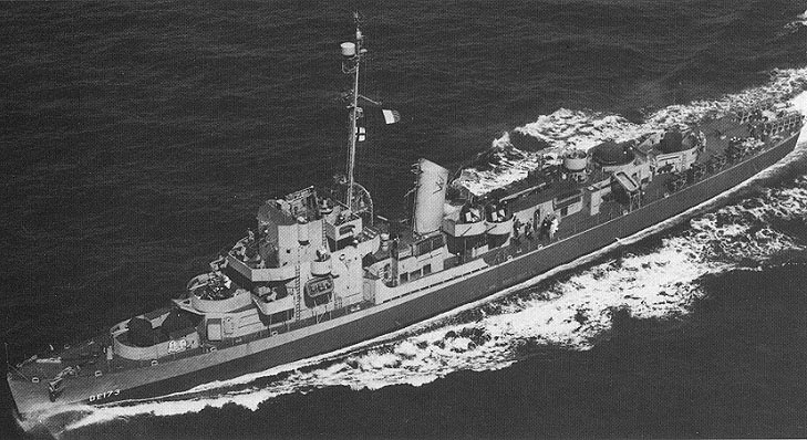 A U.S. Navy ship