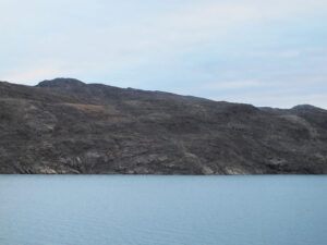 stony arctic shoreline