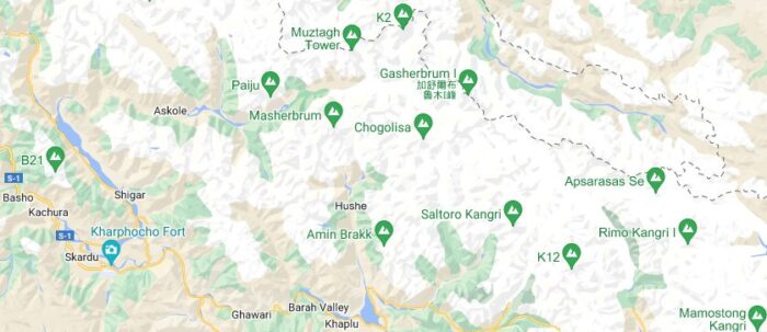 Amin Brakk located on a Google map. 