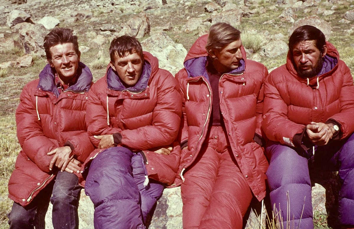 Four memebers of the team, from left to right: Szafirski, Stryczynski, Zawada and Heinrich.