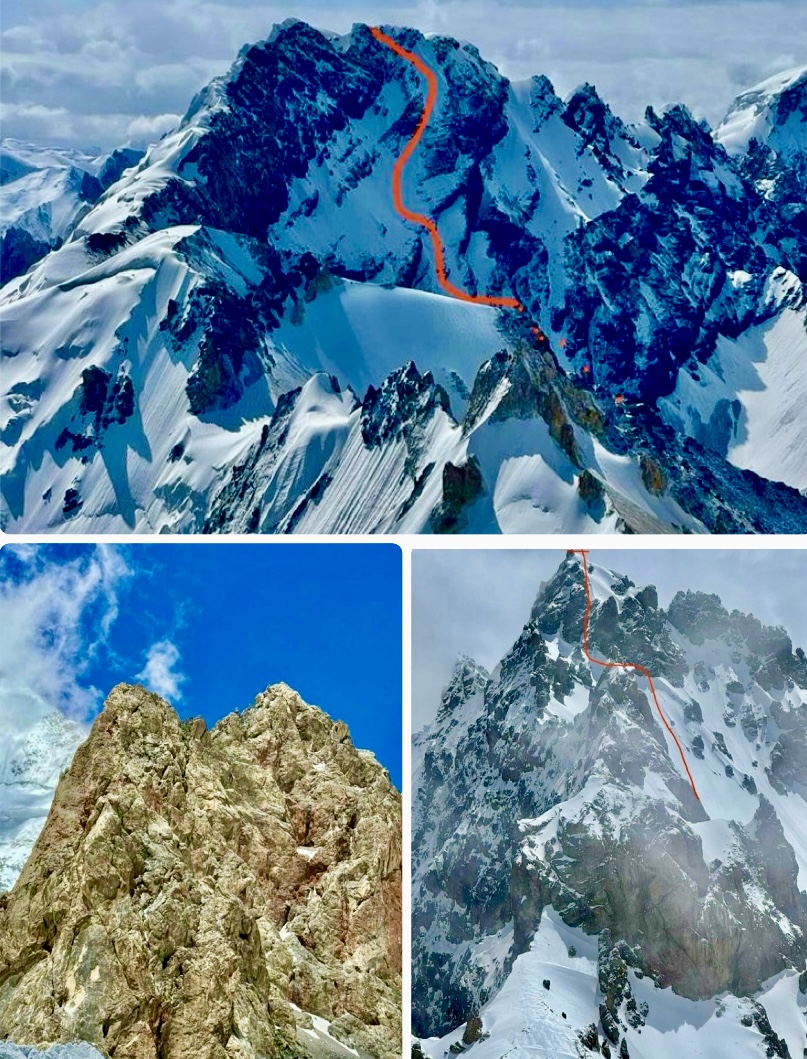 Mashallah Sarm Shams Sar, and Pozeve Sar, the three mountains ascended for the first time.