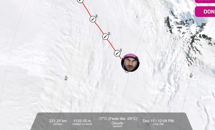 a tracking map