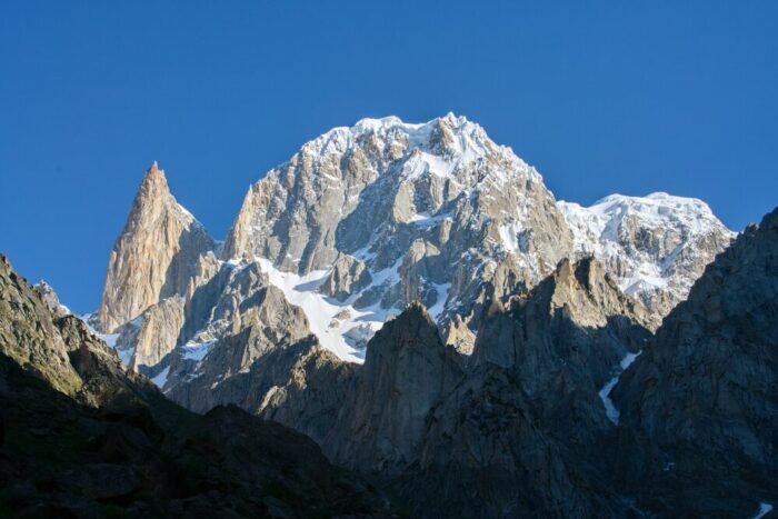 A mountain range.