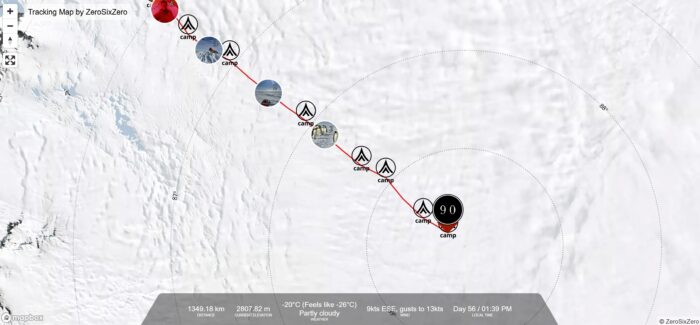 a tracking map