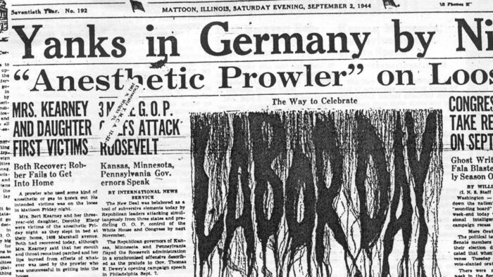 a newspaper clipping