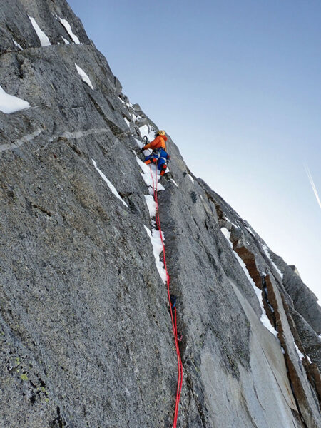 Stefano Falezza climbing