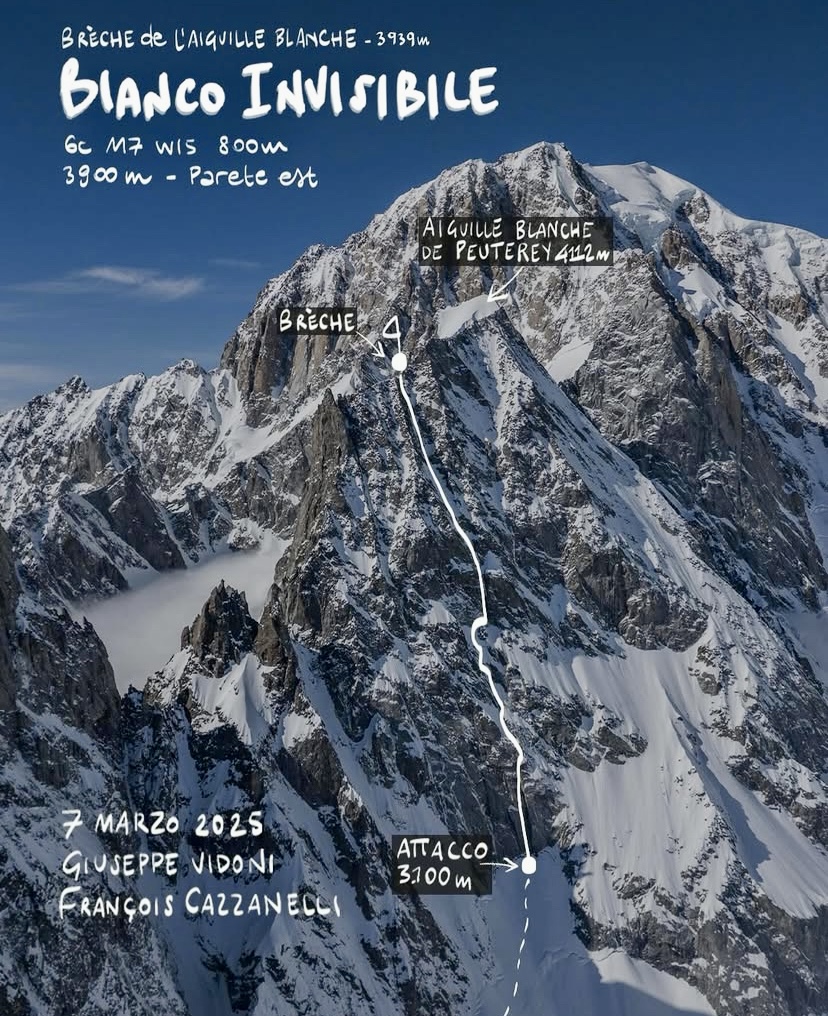 'Bianco Invisibile', the new route of Francois Cazzanelli and Giuseppe Vidoni.