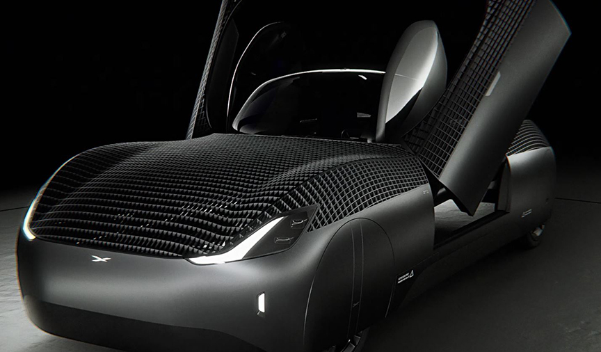 flying car rendering