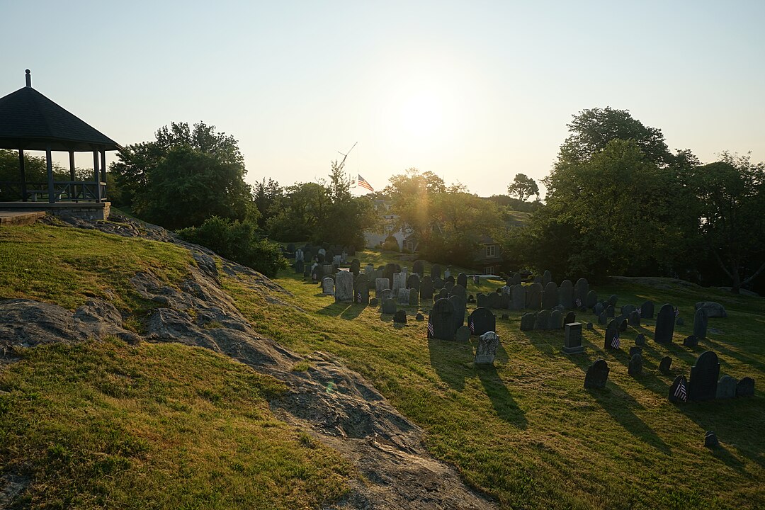 A cemetary