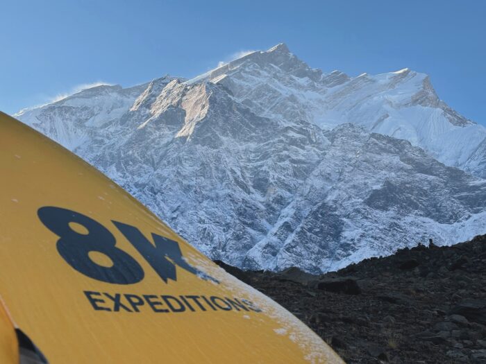 Annapurna as seen from Base Camp. 
