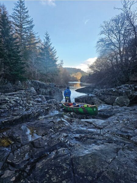 A portage on the Rannoch Crossing