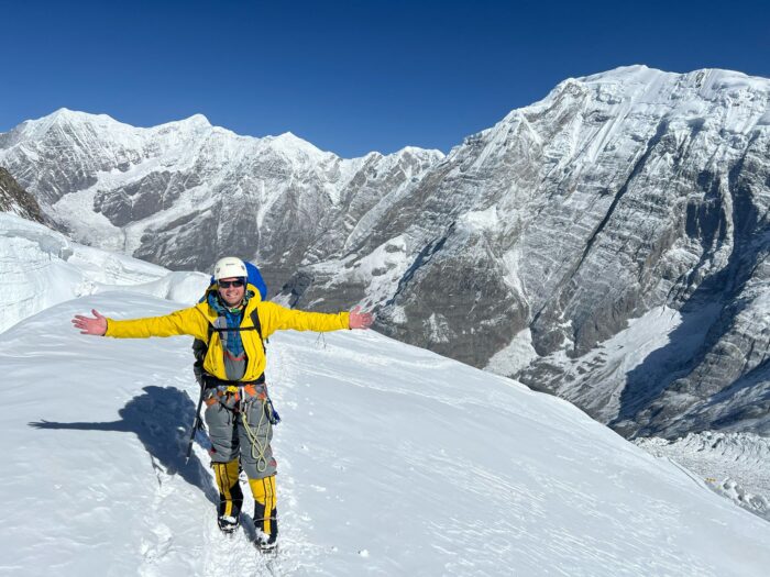 Warren Eva on Annapurna. 