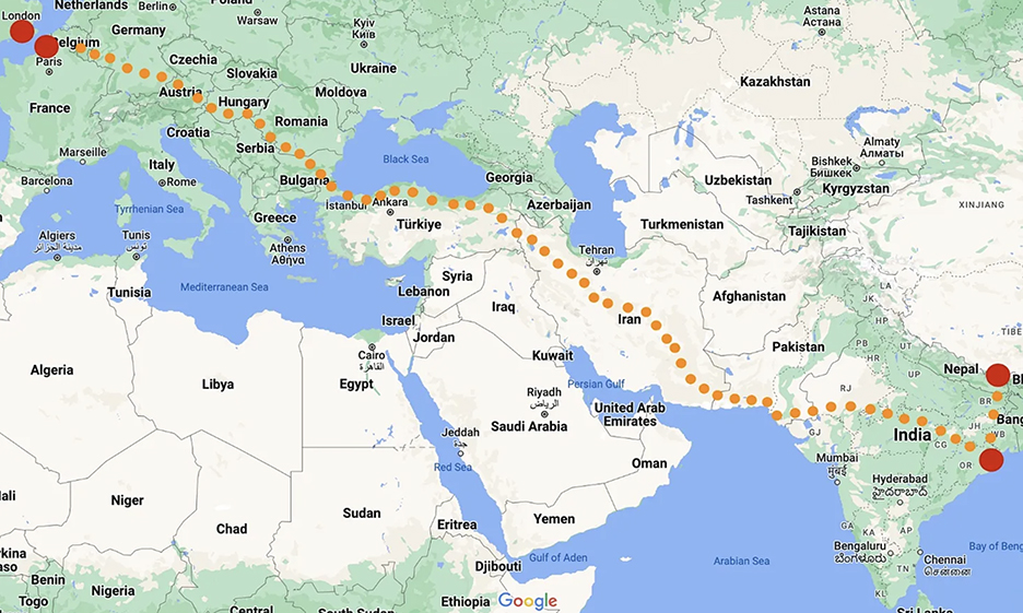 route map