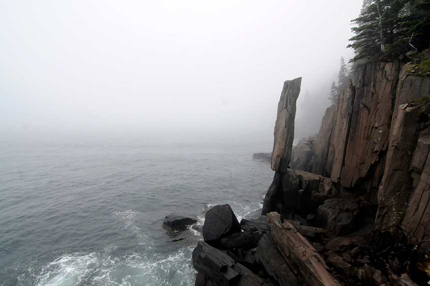Balancing Rock, Digby, Nova Scotia. 