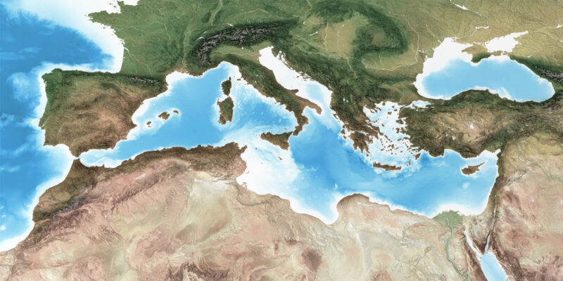 Map of Mediterranean