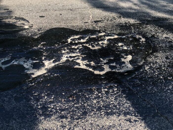 black oil substance