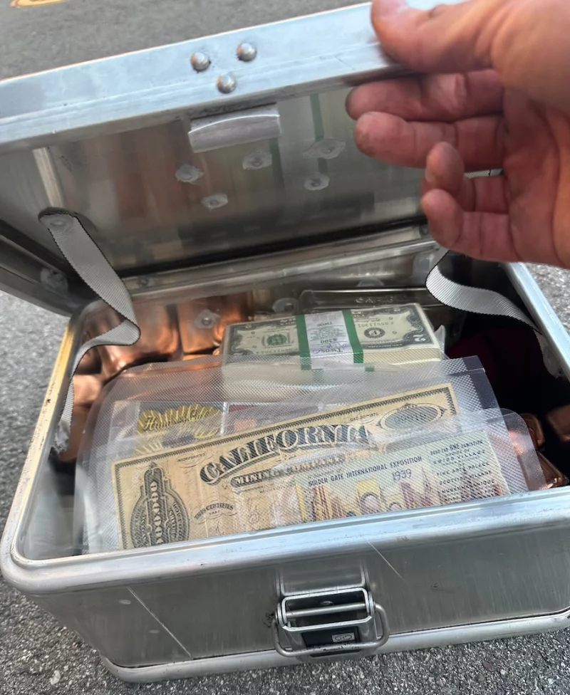 A box with treasure in it.