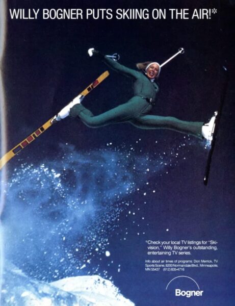 An advertisement for Bogners from October 1977.