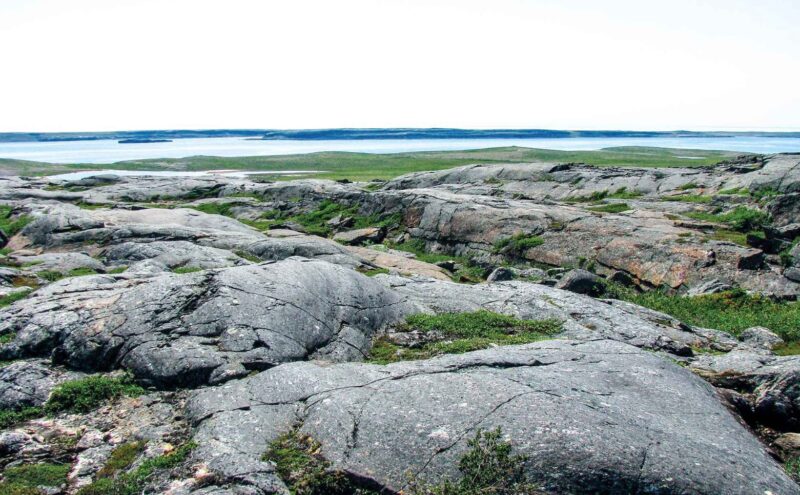 view of ancient rocks