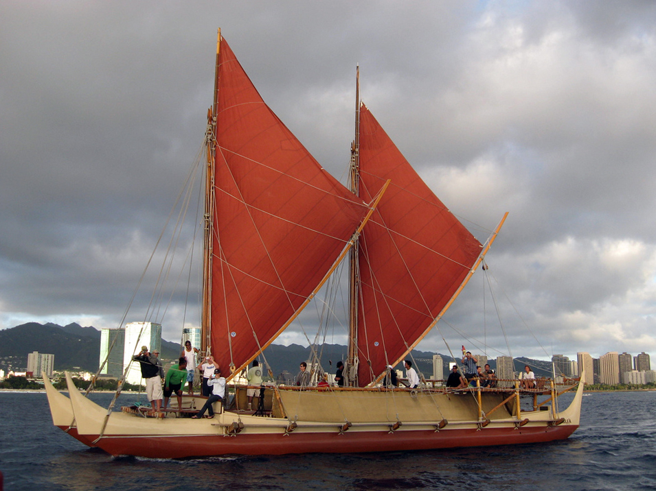 A sailing vessel