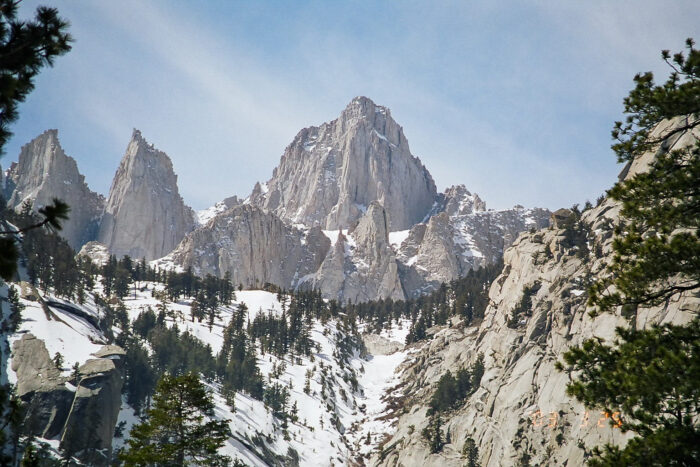 Mount Whitey spires. 