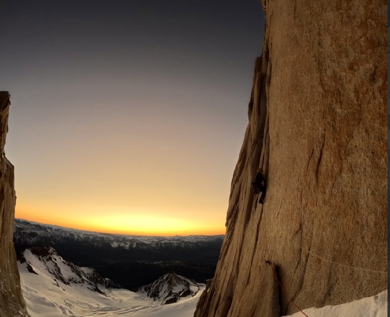 Climbing on Fitz Roy
