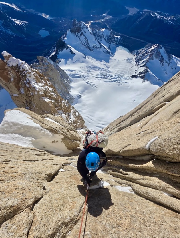 Climbing on Fitz Roy
