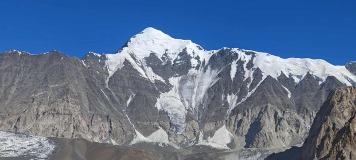 A snow-capped peak in the Hindu Kush.