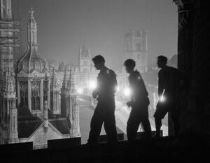 night climbers at Cambridge