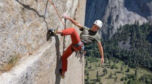 Connor Herson on 'Triple Direct' (5.14a).