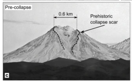 A volcano